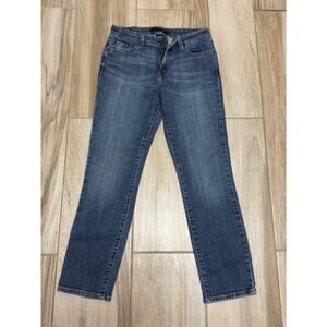 Levi's The Original Jean Mid-Rise Skinny Cotton Blend Blue Jeans (Size 10s)